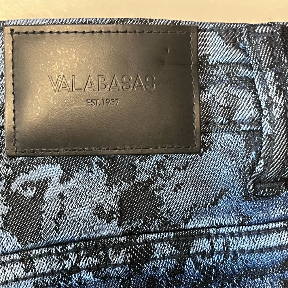 VALABASAS | MENS DENIM RANGER BAGGY DENIM JEAN VINTAGE BLUE DYEING 36 - Picture 14 of 16
